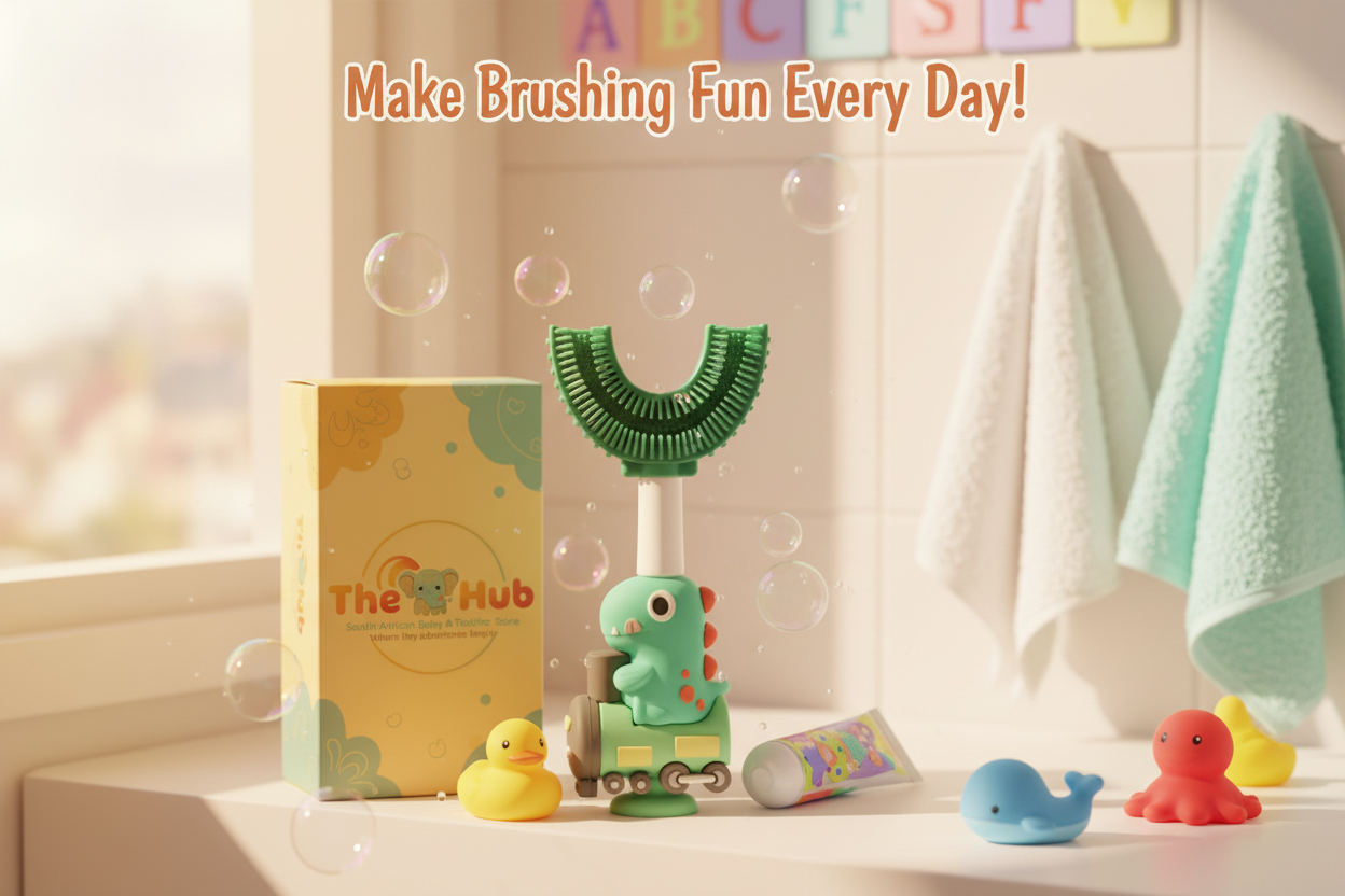 Dino Toothbrush Nursery Scene